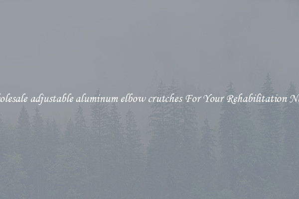 Wholesale adjustable aluminum elbow crutches For Your Rehabilitation Needs
