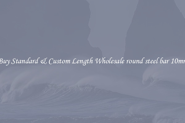 Buy Standard & Custom Length Wholesale round steel bar 10mm