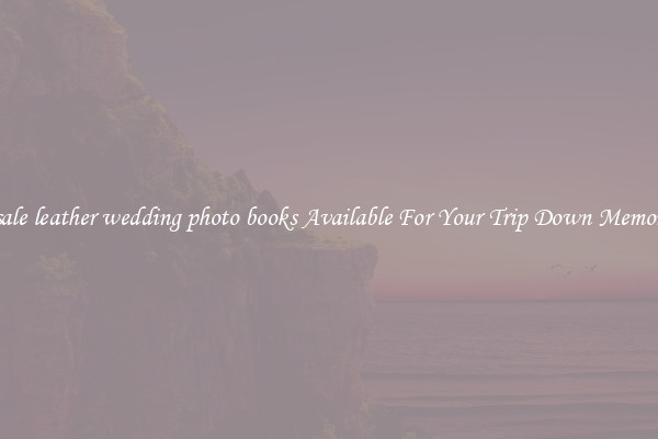 Wholesale leather wedding photo books Available For Your Trip Down Memory Lane