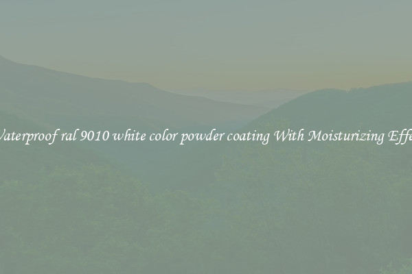 Waterproof ral 9010 white color powder coating With Moisturizing Effect