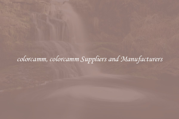 colorcamm, colorcamm Suppliers and Manufacturers