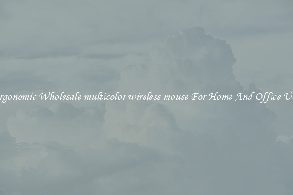 Ergonomic Wholesale multicolor wireless mouse For Home And Office Use.