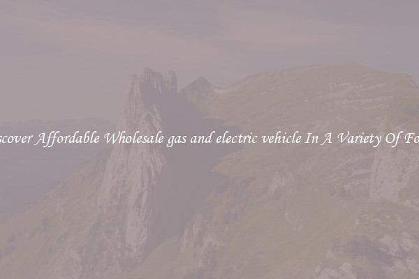 Discover Affordable Wholesale gas and electric vehicle In A Variety Of Forms