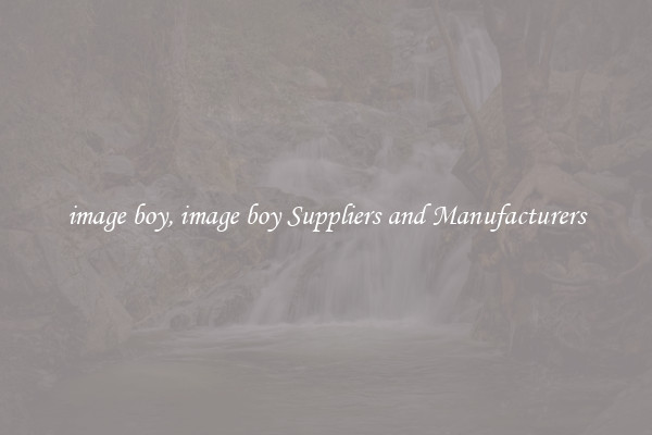 image boy, image boy Suppliers and Manufacturers