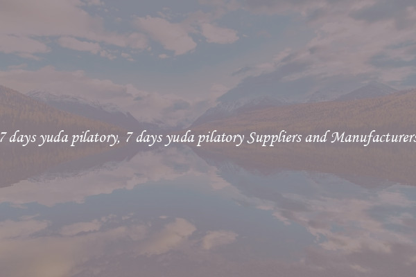 7 days yuda pilatory, 7 days yuda pilatory Suppliers and Manufacturers